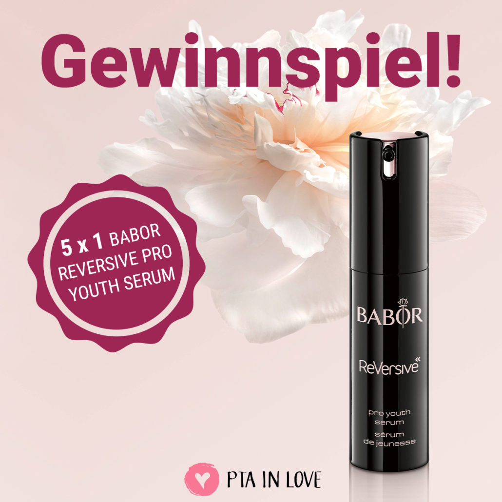 Babor Reversive Pro Youth Serum vor rosafarbenem Hintergrund