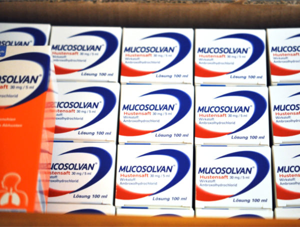 Draufsicht Mucosolvan Hustensaft