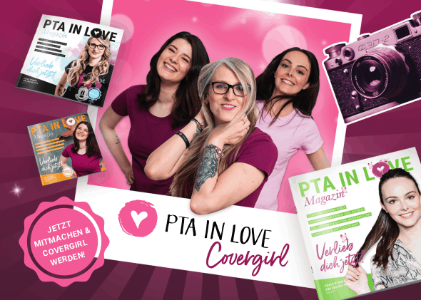 Postkarte PTA IN LOVE-Covergirl-Shooting