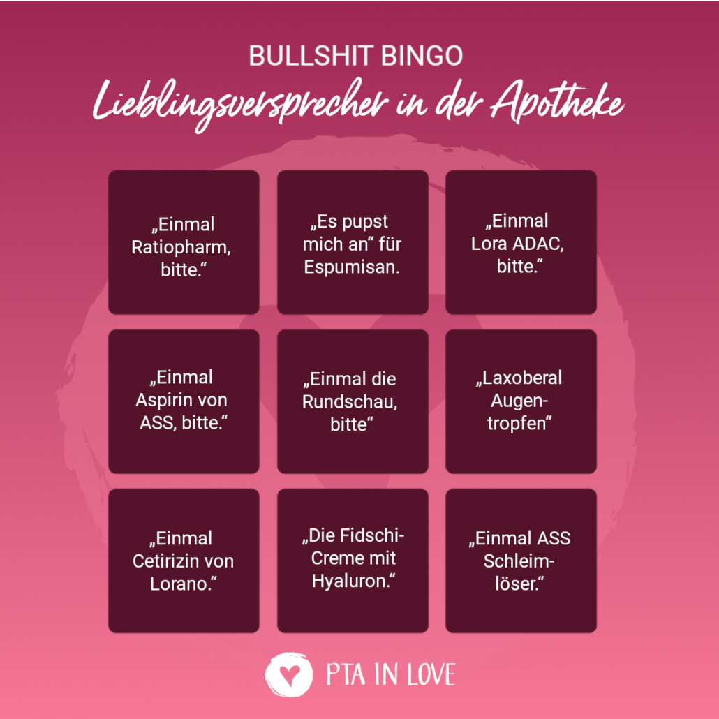 Bullshit Bingo Lieblingsversprecher