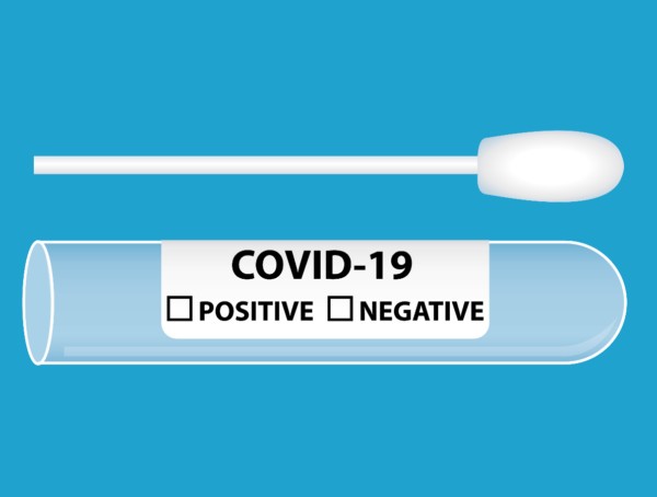 Symbolbild Covid-19-Test zuhause