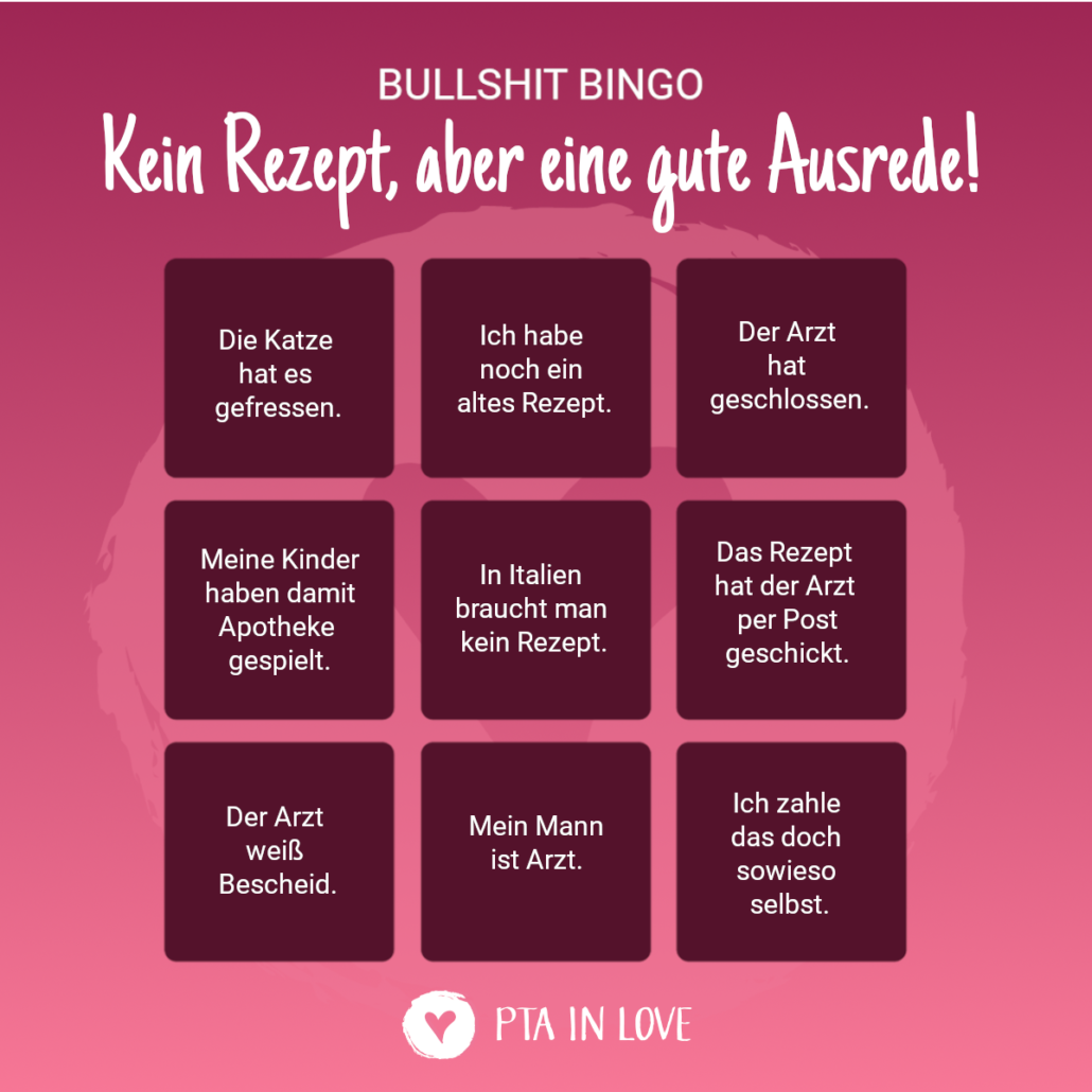 Kein Rezept aber eine gute Ausrede