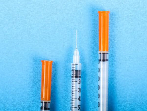 Symbolbild Insulin Injektionsstelle Tresiba