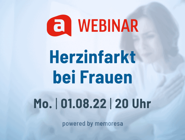 Webinar Herzinfarkt bei Frauen