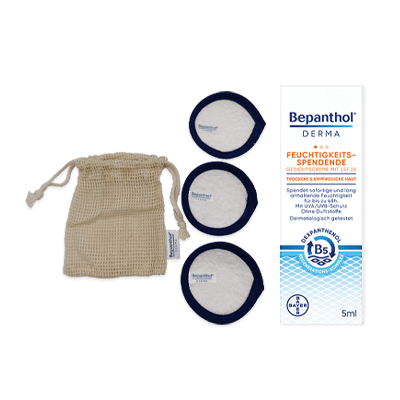 Bepanthol DERMA Gesichtscreme und Face-Pads