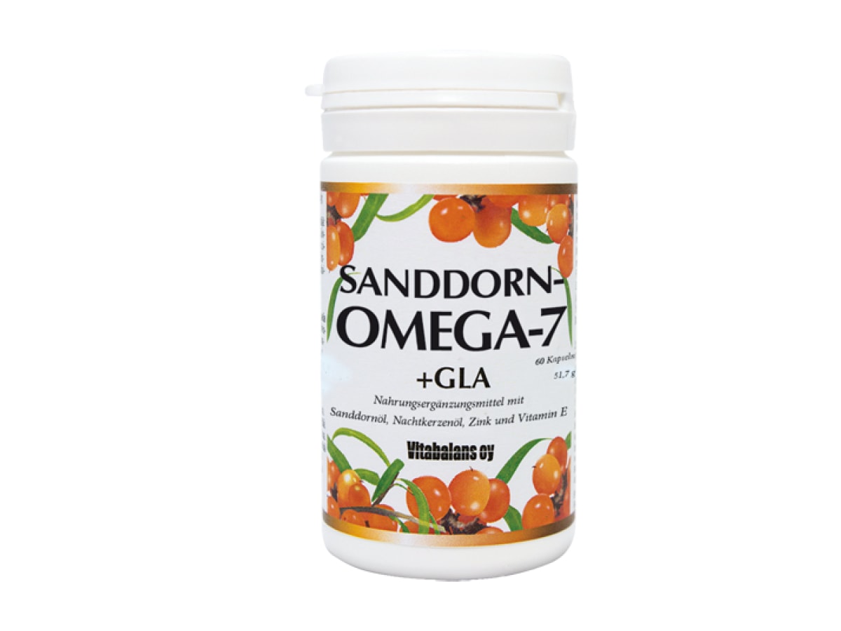 Sanddorn-Omega-7+GLA Produktpackung