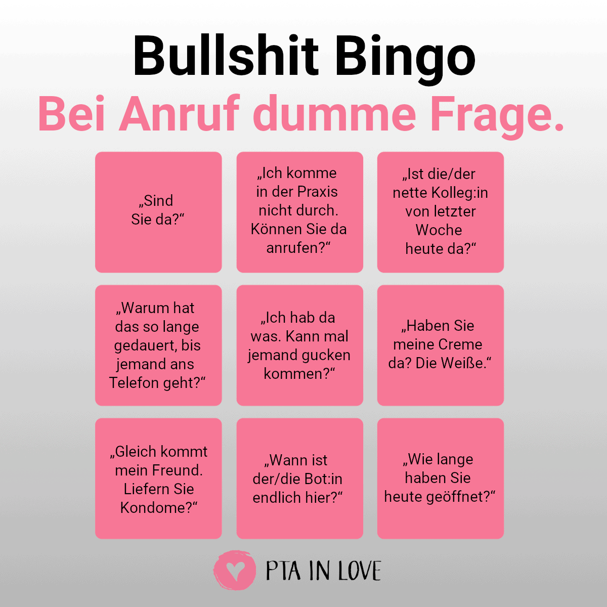 Bullshit-Bingo