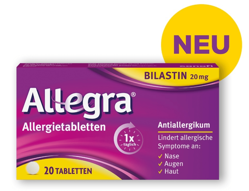 Packshot Allegra 20er Packung