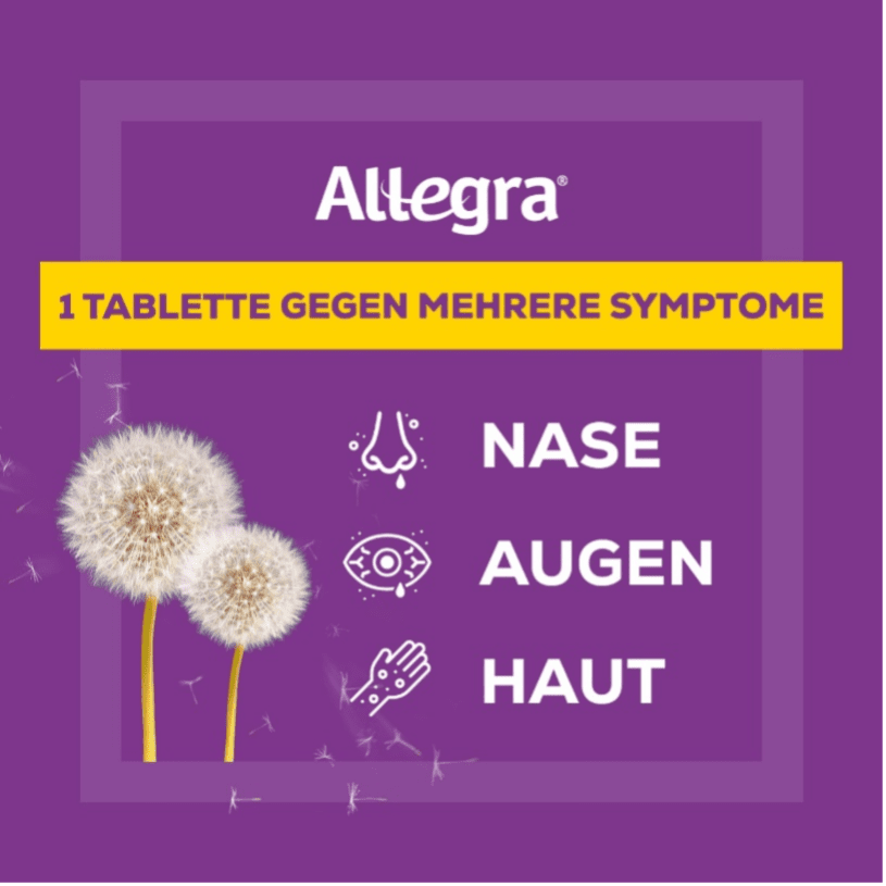 Symptome Darstellung Allegra