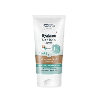 medipharma cosmetics Hyaluron Sanfte Bräune SHAPE Tube