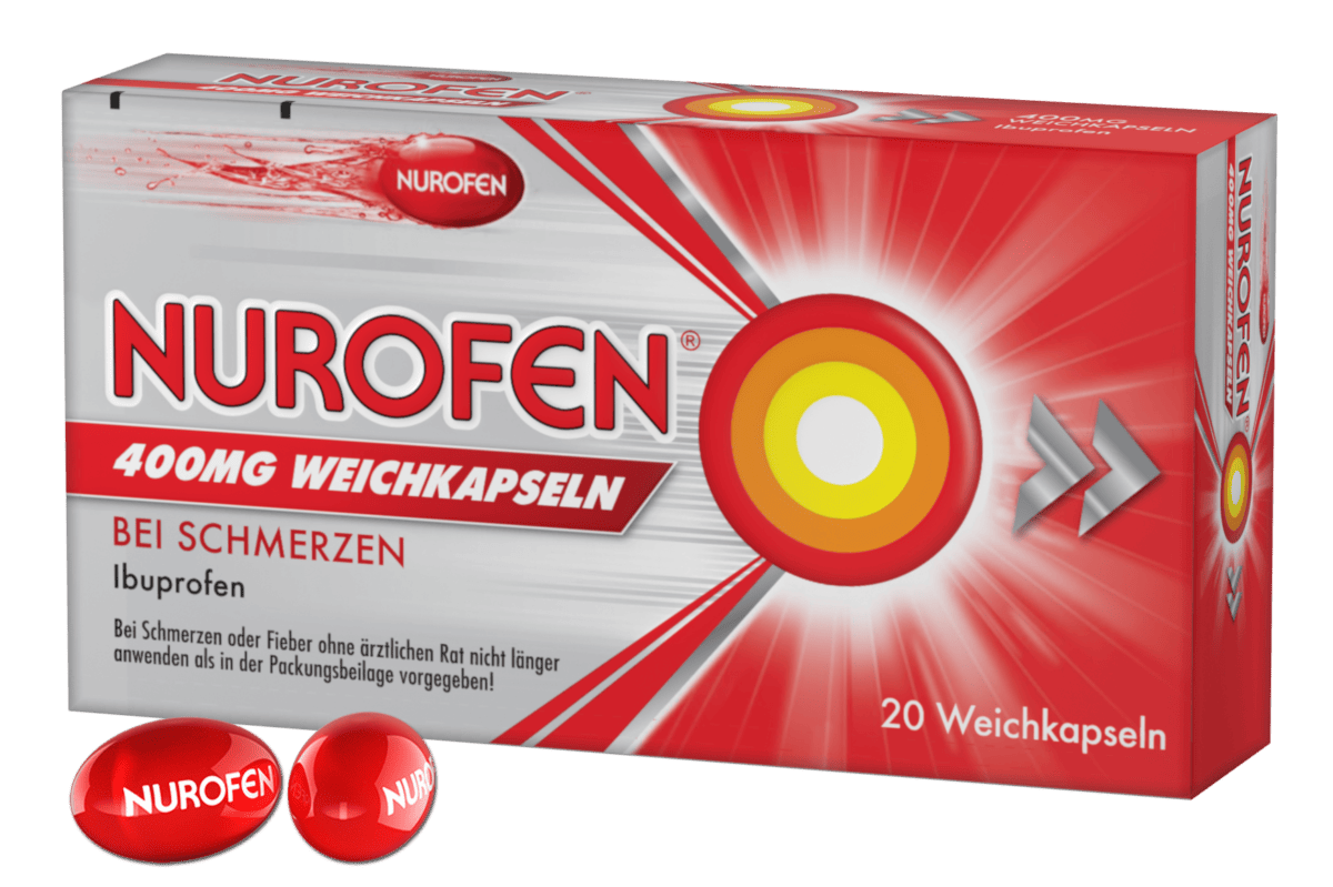 NUROFEN 400mg Weichkapseln Packshot