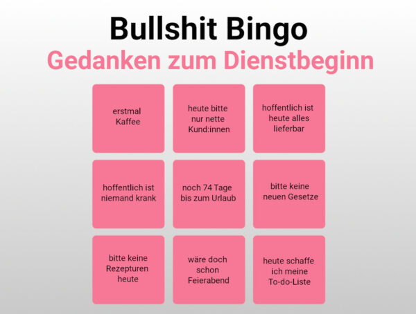 Bullshit-Bingo