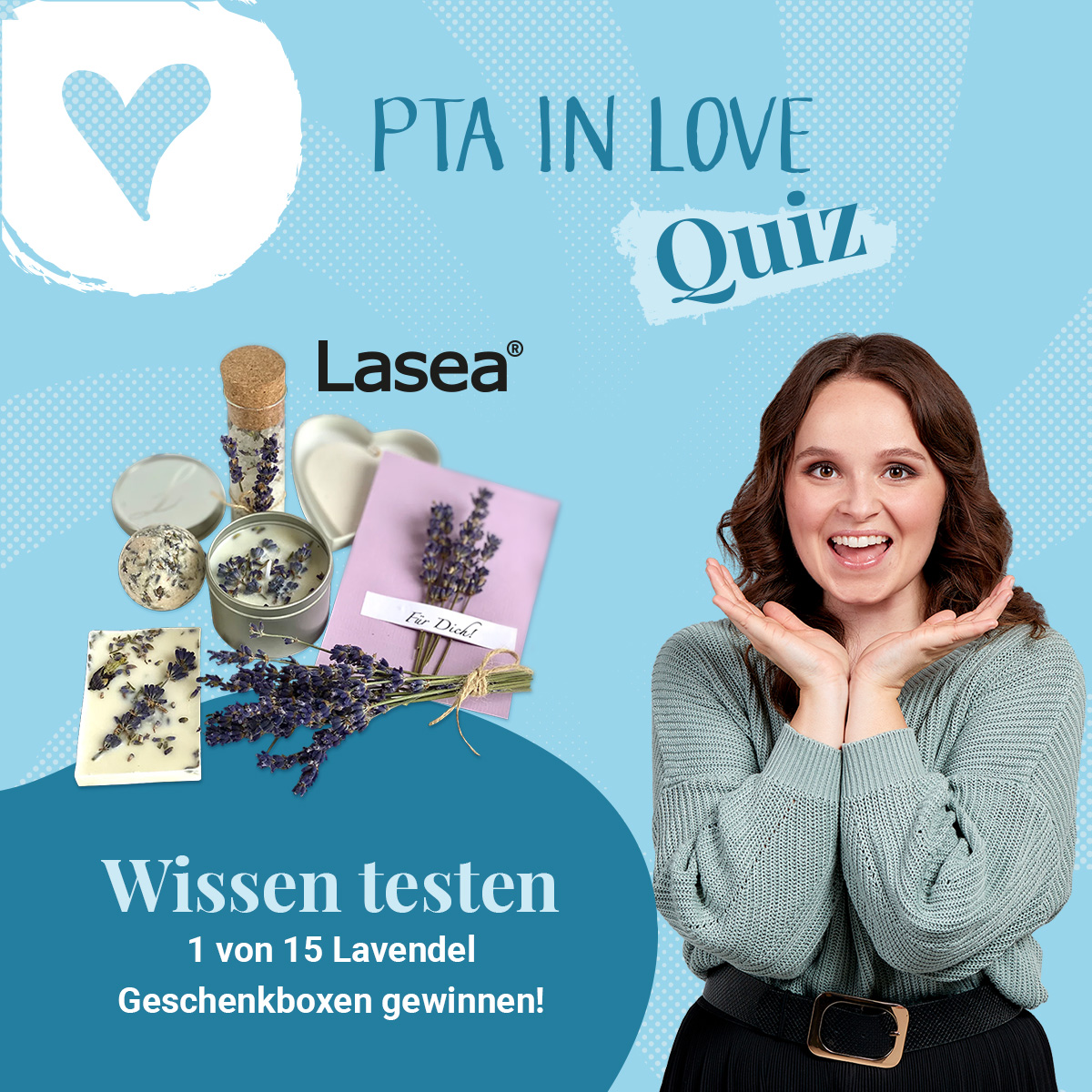 PTA IN LOVE-Quiz Lasea-Wissen