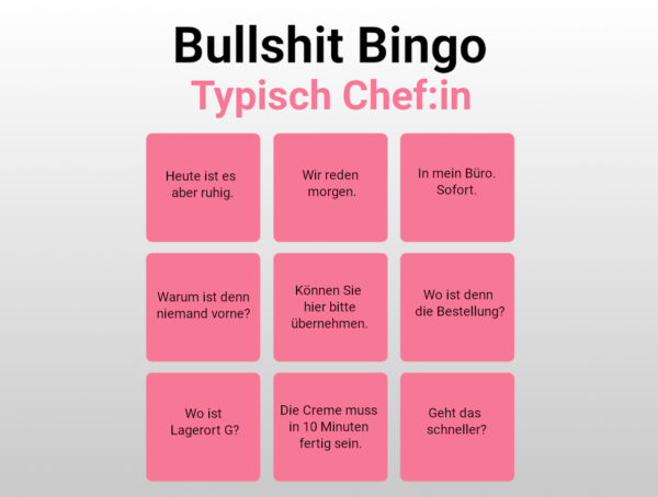 Bullshit-Bingo