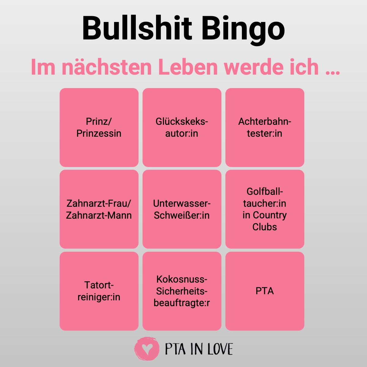 Bullshit-Bingo