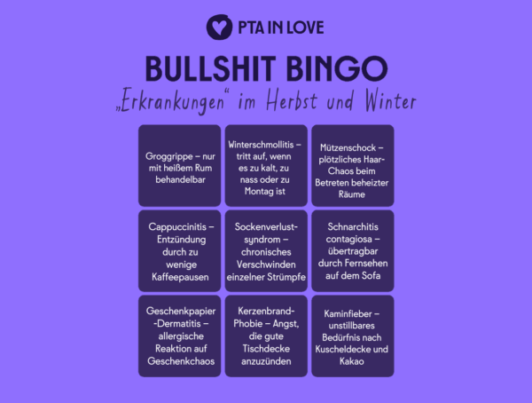 Bullshit-Bingo: „Erkrankungen“ im Herbst und Winter