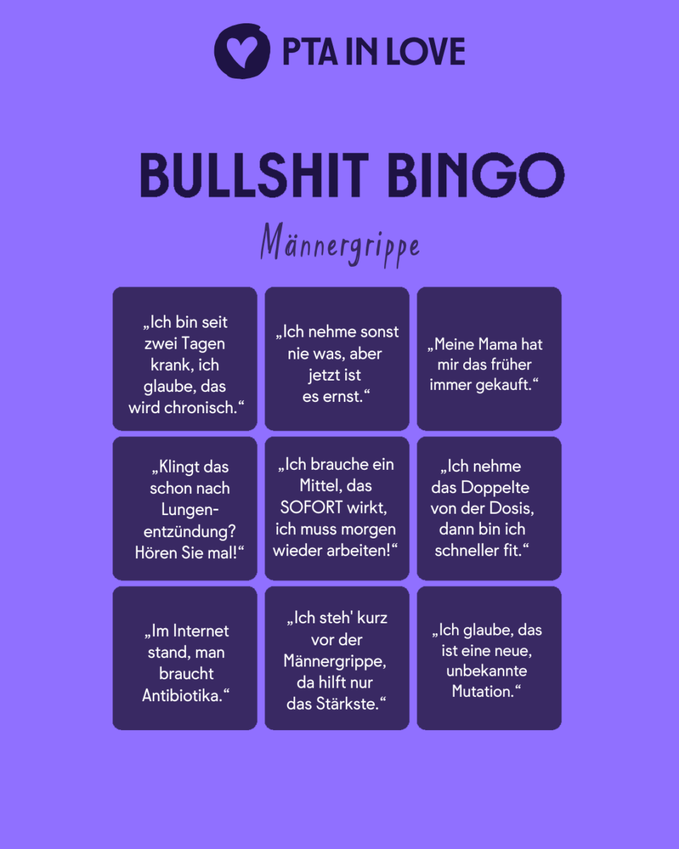 Bullshit-Bingo Männergrippe