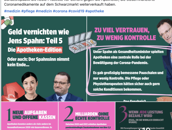 Facebook-Post Paula Piechotta