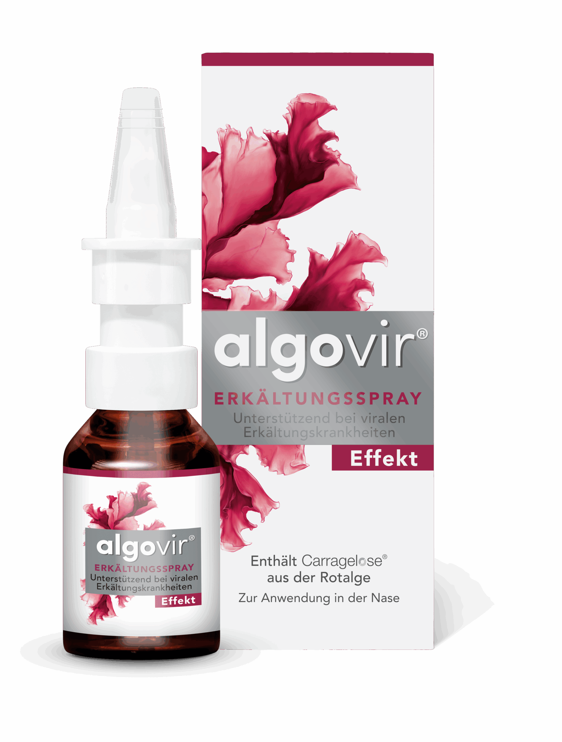 Packshot von algovir Effekt Nasenspray