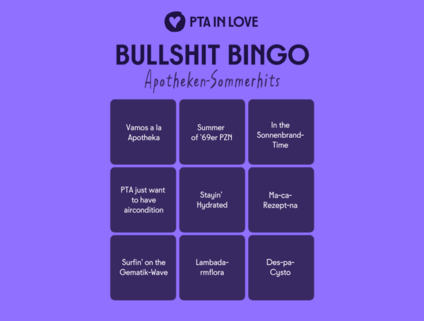 Bullshit-Bingo Apotheken-Sommerhits