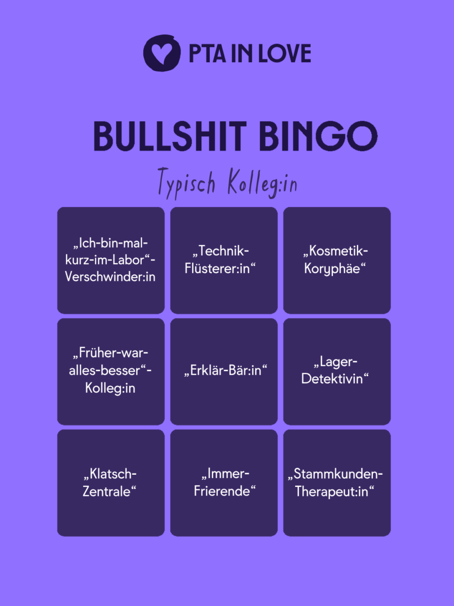Bullshit-Bingo Typisch Kolleg:in