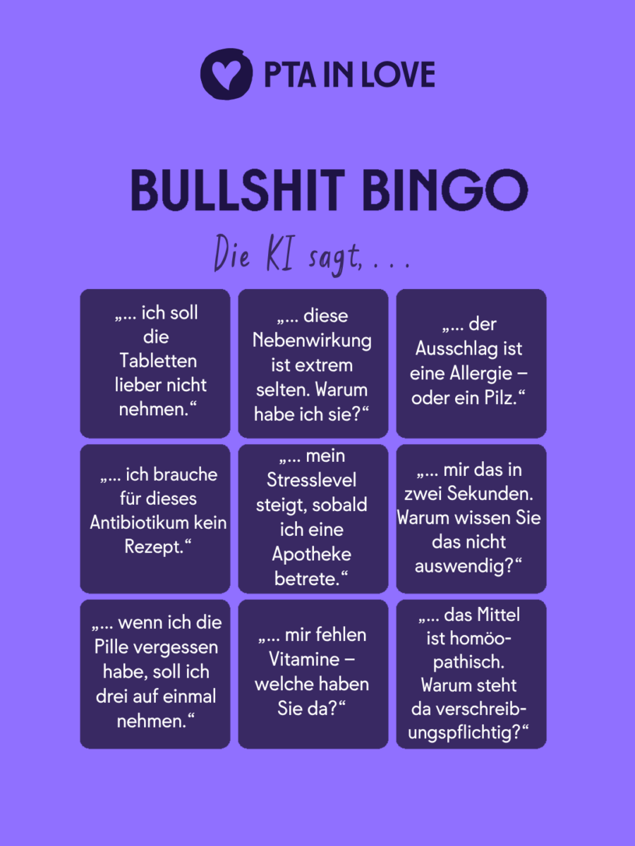 Bullshit-Bingo Die KI sagt, ...
