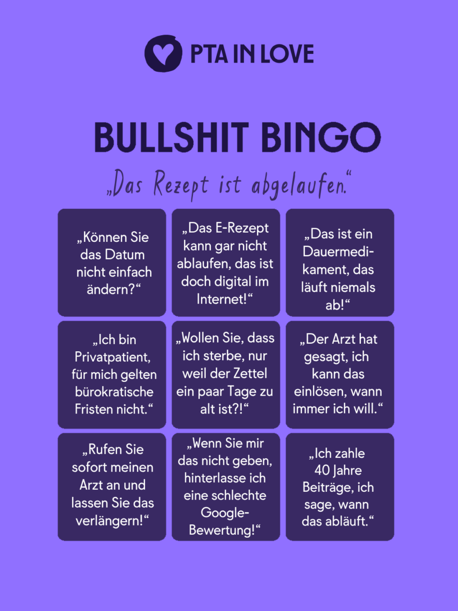 Bullshit-Bingo: „Das Rezept ist abgelaufen.“