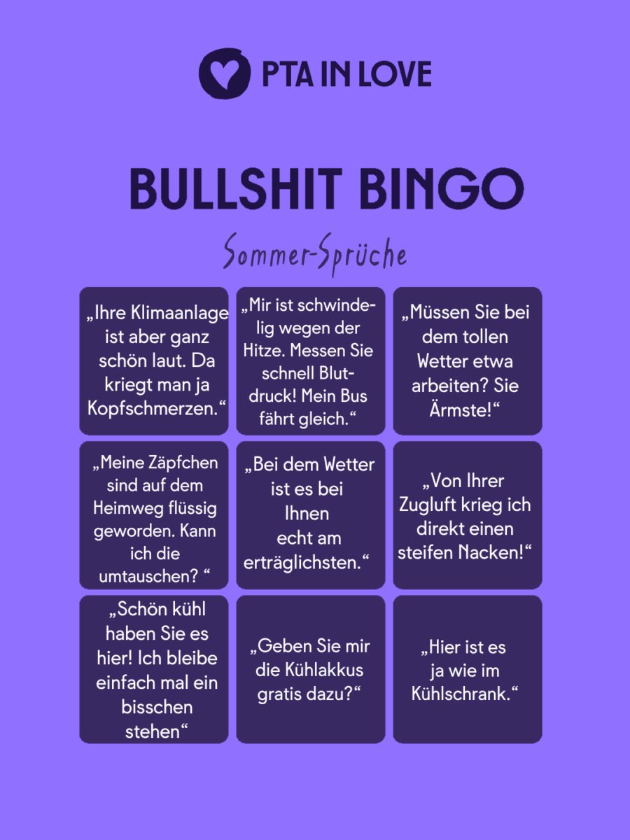 Bullshit-Bingo Sommer-Sprüche