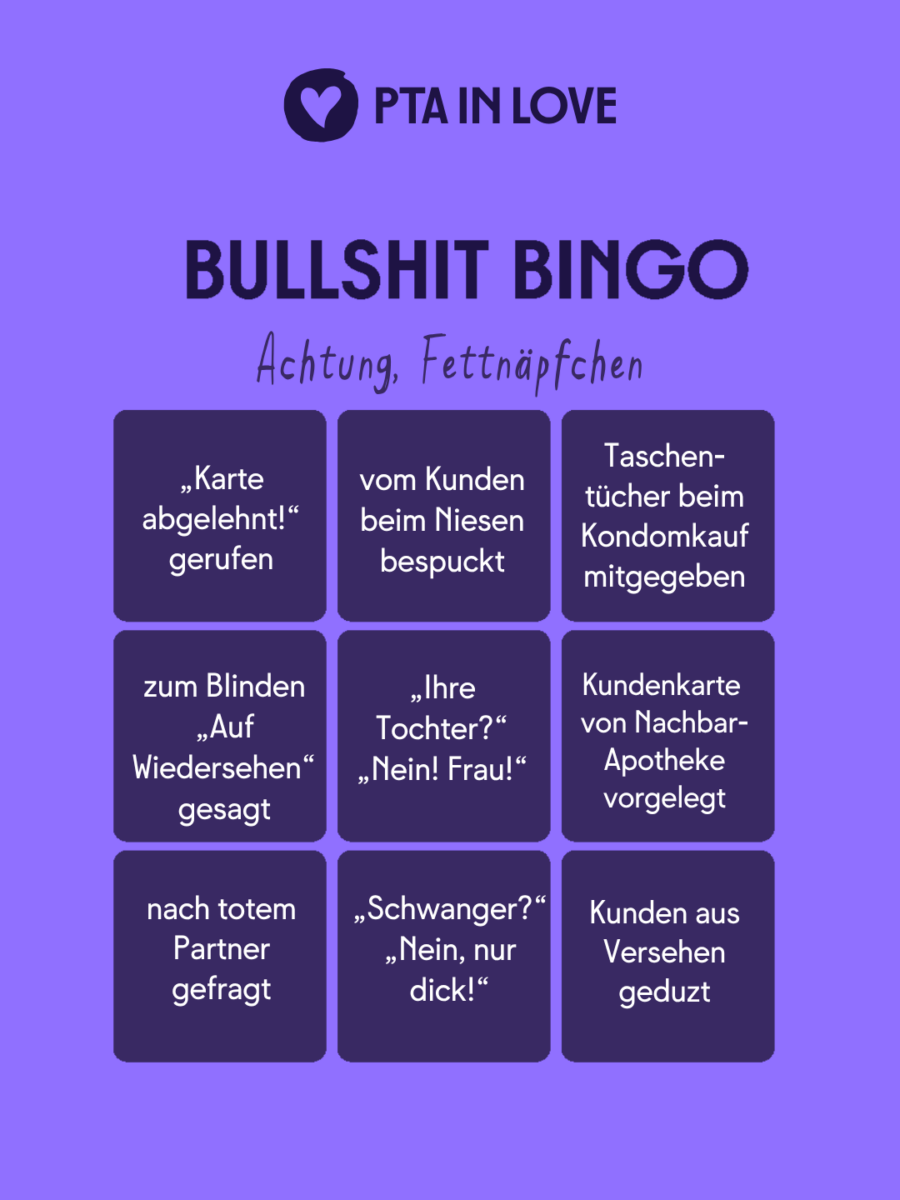 Fettnäpfchen Bullshit-Bingo