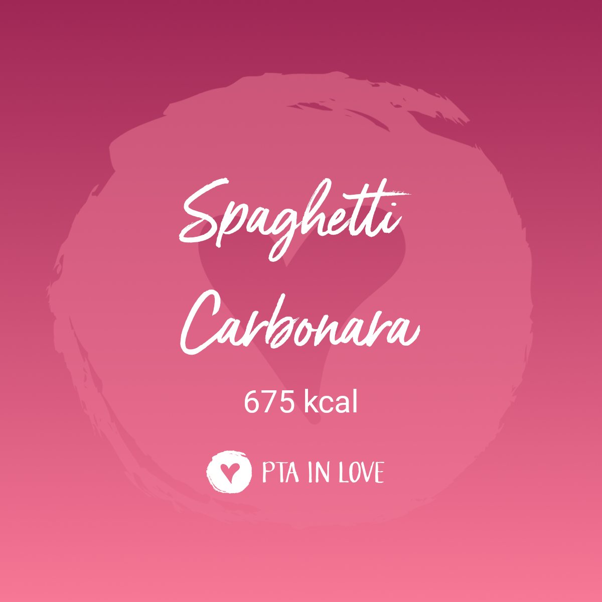Eine Portion Spaghetti Carbonara hat 675 kcal.
